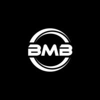 diseño del logotipo de la letra bmb en la ilustración. logotipo vectorial, diseños de caligrafía para logotipo, afiche, invitación, etc. vector