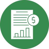 Cash Flow Statement Vector Icon Design