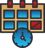 Deadline Vector Icon Design