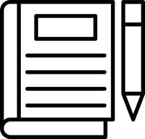 Brand Book Vector Icon Design