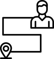 Customer Journey Map Vector Icon Design