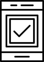 Checkbox Vector Icon Design