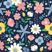 Flower Seamless Pattern vector