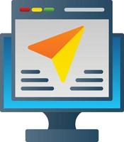 Landing Page Vector Icon Design