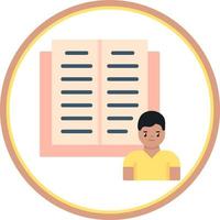 Diary Study Vector Icon Design