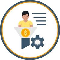Conversion Rate Vector Icon Design