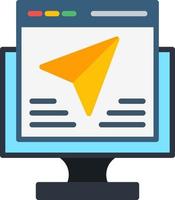 Landing Page Vector Icon Design