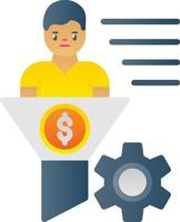 Conversion Rate Vector Icon Design