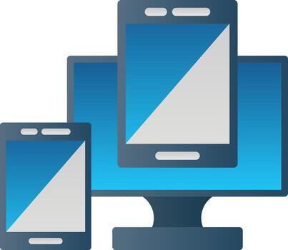 Responsive Web Design Vector Icon Design