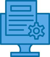 Content Management System Vector Icon Design