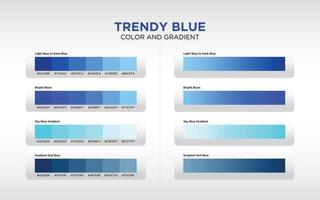 Blue Color Plate and Gradient vector