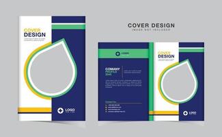 Professional modern book cover design vector