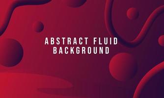 red fluid gradient abstract background vector