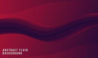 abstract fluid background in red gradient color design vector