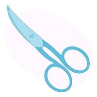 Realistic scissors, shears, pair of scissors. Medical instrument. Hospital, medical equipment vector