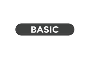 PrintBasic button web banner templates. Vector Illustration