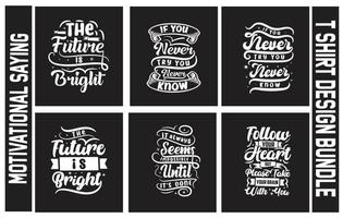 Lettering t shirt design bundle, Motivational Saying T shirt Design set, typography t shirt design bundle vector