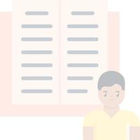 Diary Study Vector Icon Design