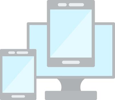 Responsive Web Design Vector Icon Design