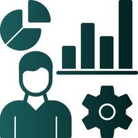 Ux Analytics Vector Icon Design