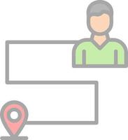 Customer Journey Map Vector Icon Design