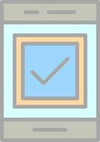 Checkbox Vector Icon Design