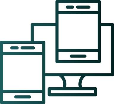 Responsive Web Design Vector Icon Design