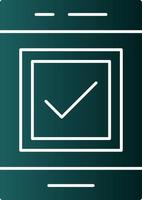 Checkbox Vector Icon Design