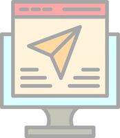 Landing Page Vector Icon Design