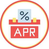 Annual Percentage Rate Vector Icon Design