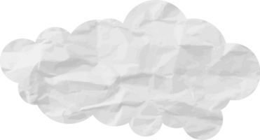 icono de recorte de nube con textura blanca png