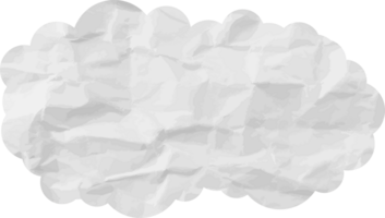 icono de recorte de nube con textura blanca png