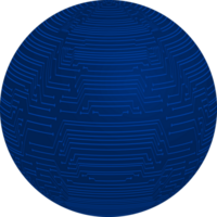 Modern Technology Globe Crop-out png