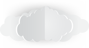 White cloud Crop-out Icon png