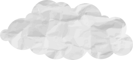 icono de recorte de nube con textura blanca png