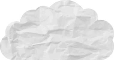 icône de recadrage de nuage texturé blanc png