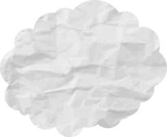 icono de recorte de nube con textura blanca png