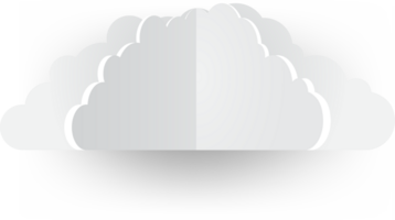 White cloud Crop-out Icon png