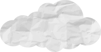 icône de recadrage de nuage texturé blanc png