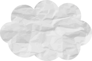 White textured cloud Crop-out Icon png