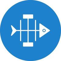 Fishbone Diagram Vector Icon Design