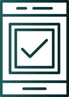 Checkbox Vector Icon Design