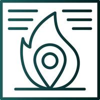 Heat Maps Vector Icon Design