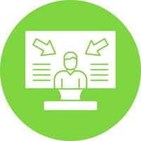 User Centered Design Vector Icon Design