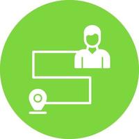 Customer Journey Map Vector Icon Design