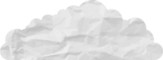 icône de recadrage de nuage texturé blanc png