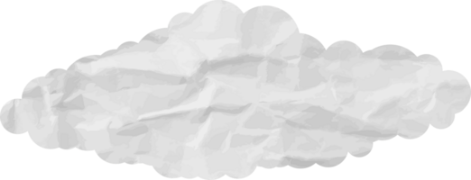 icono de recorte de nube con textura blanca png