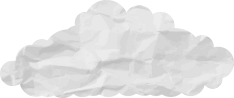icono de recorte de nube con textura blanca png