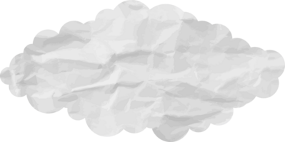 icono de recorte de nube con textura blanca png