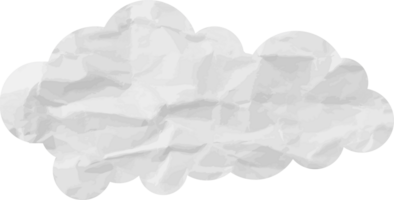 White textured cloud Crop-out Icon png